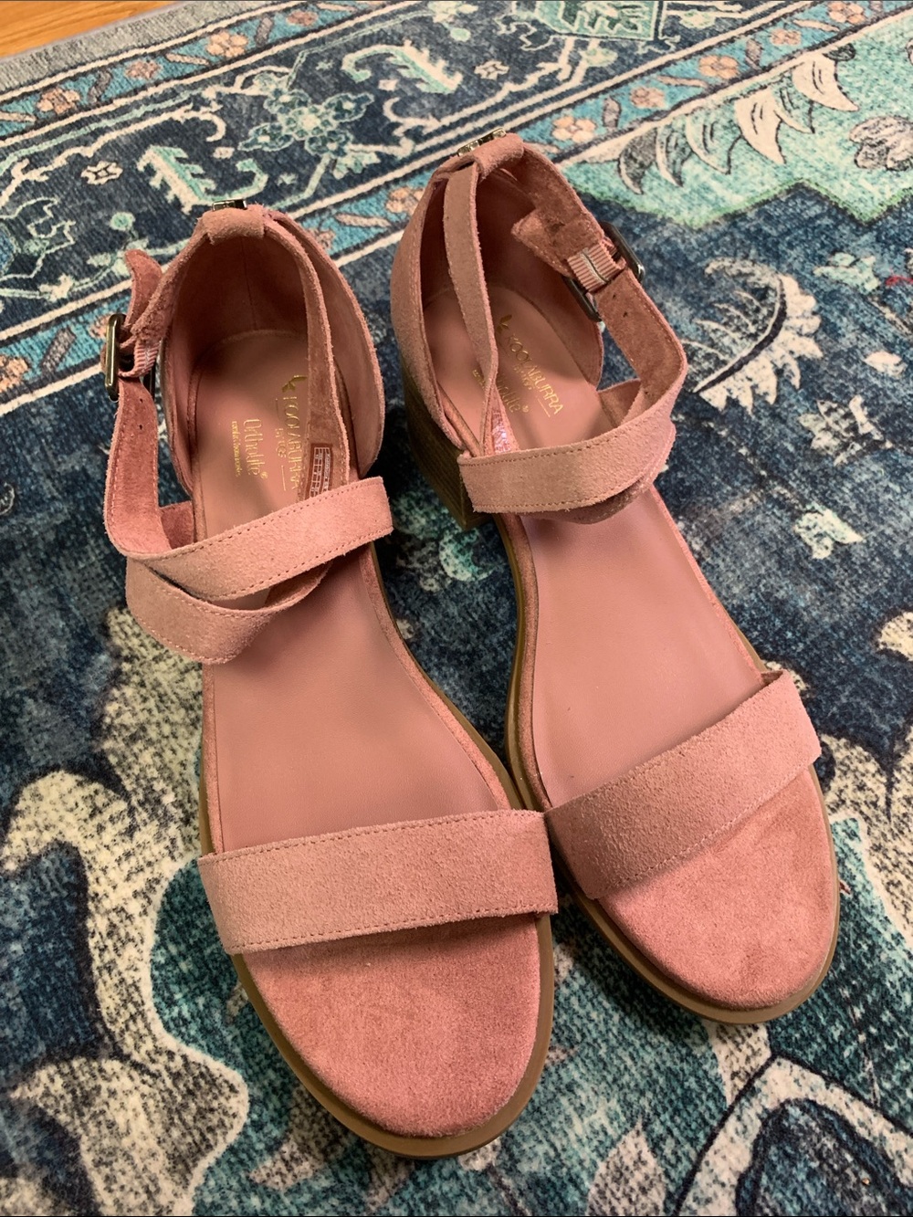 Koolaburra By Ugg sandals new qvc leather shoes pink 10